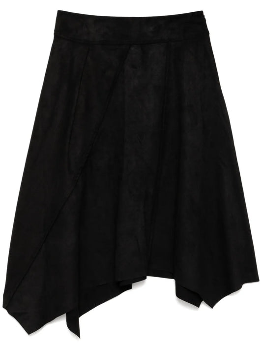 Faux-Leather Skirt