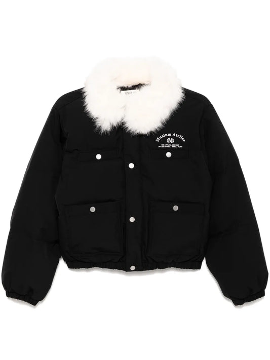 Logo-Embroidered Puffer Jacket