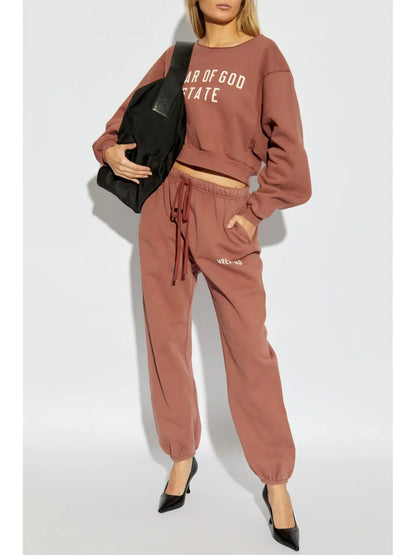 Cotton-Fleece Sweatpants