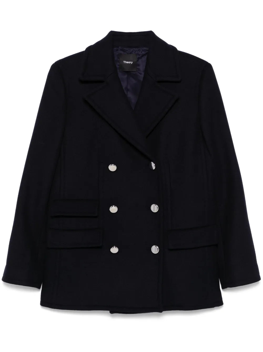 Felted-Finish Peacoat