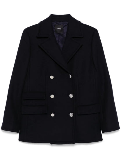 Felted-Finish Peacoat