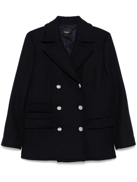 Felted-Finish Peacoat