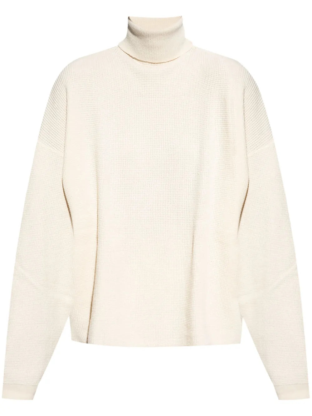 Waffle Turtleneck Sweater