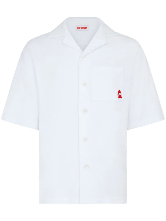 Shark-Embroidered Shirt