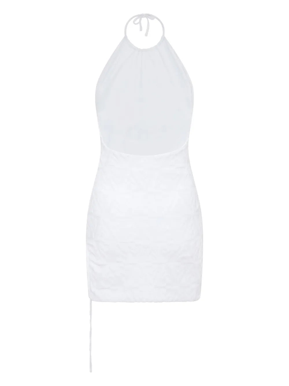 Shark-Jacquard Mini Dress