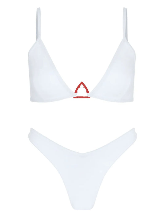 White Shark-Logo Bikini Top