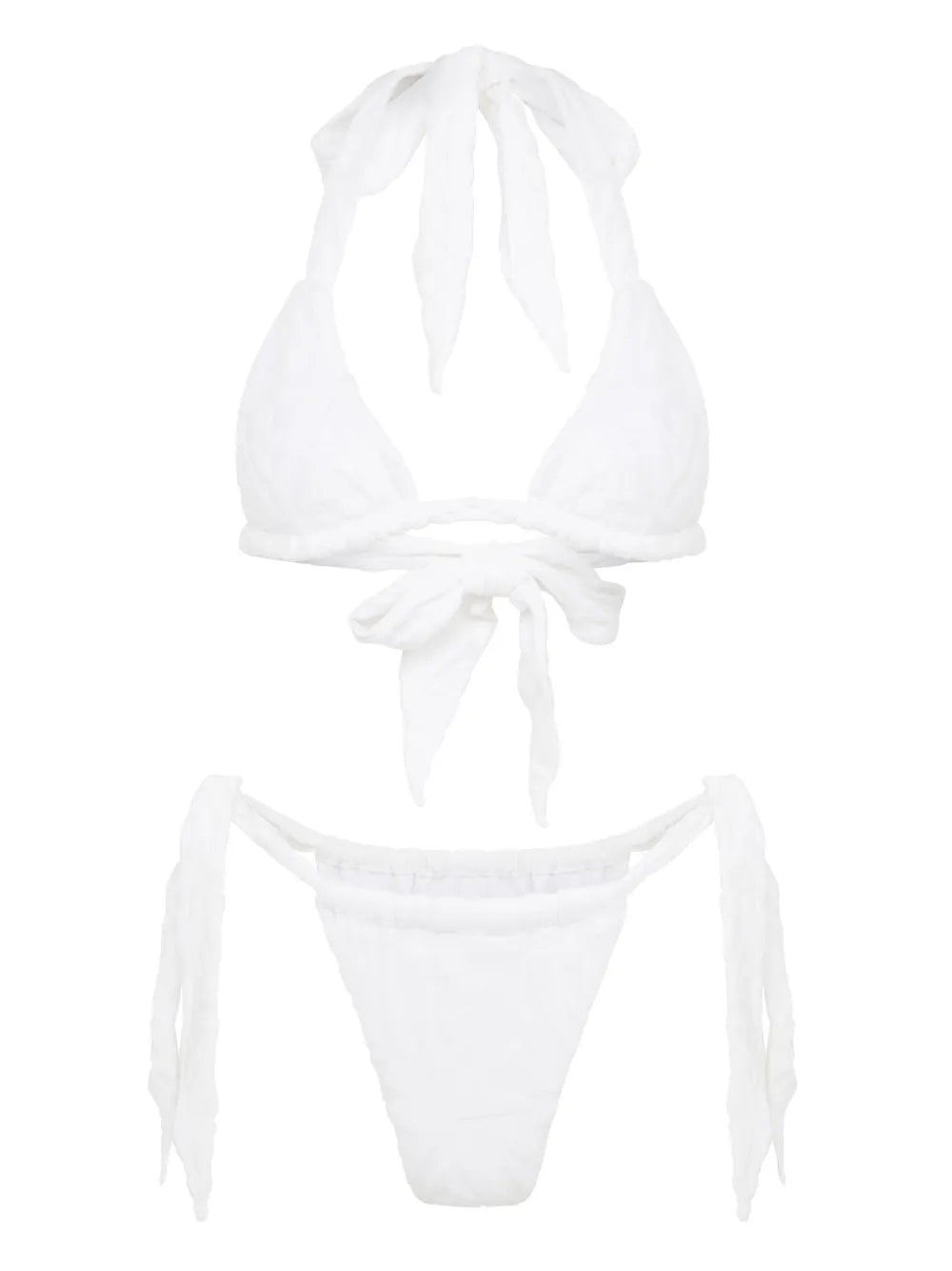 Towelling Triangle Bikini Top