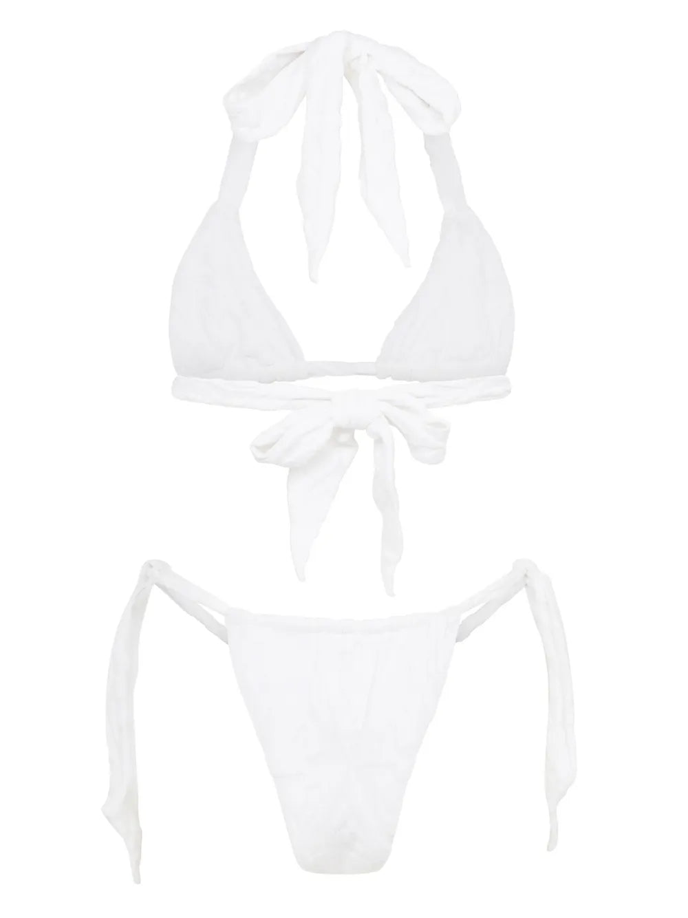 Towelling Triangle Bikini Top