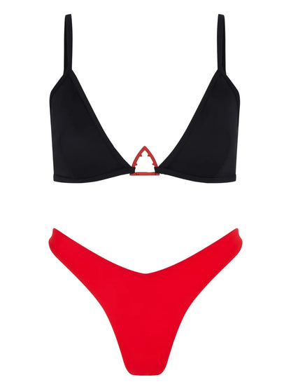 White Shark-Logo Bikini Top