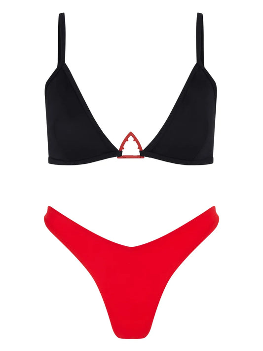White Shark-Logo Bikini Top