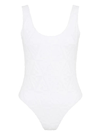 Jacquard-Shark Towlling Swimsuit