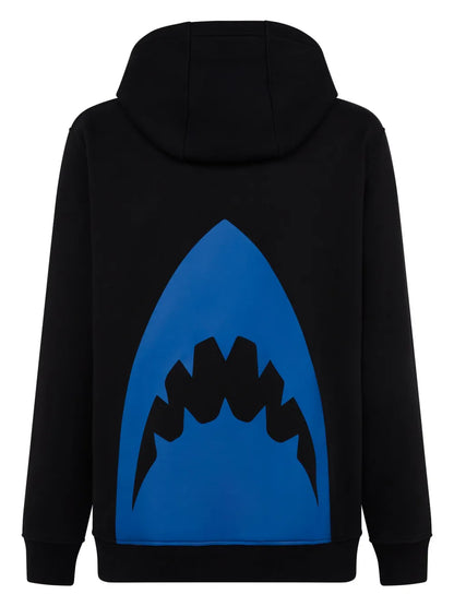Shark-Print Hoodie