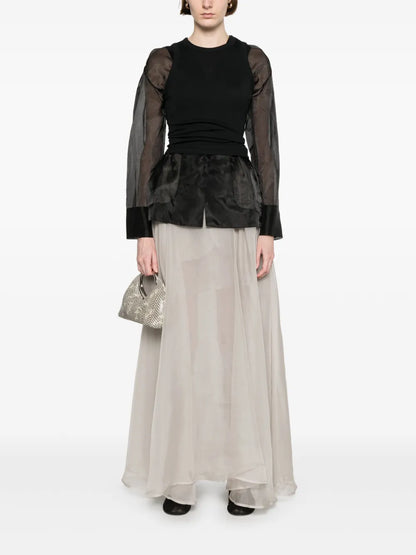 Wide Maxi Skirt