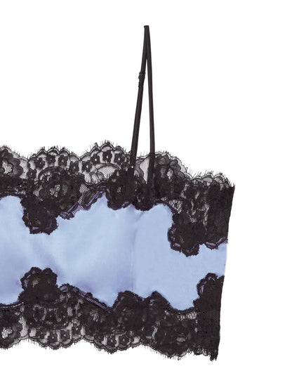 Lace-Trim Bandeau Top