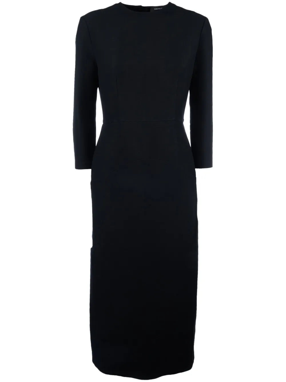 Long-Sleeves Midi Dress