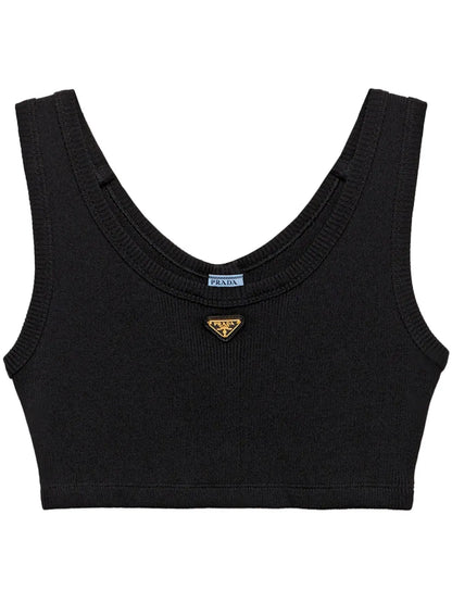 Triangle-Logo Tank Top