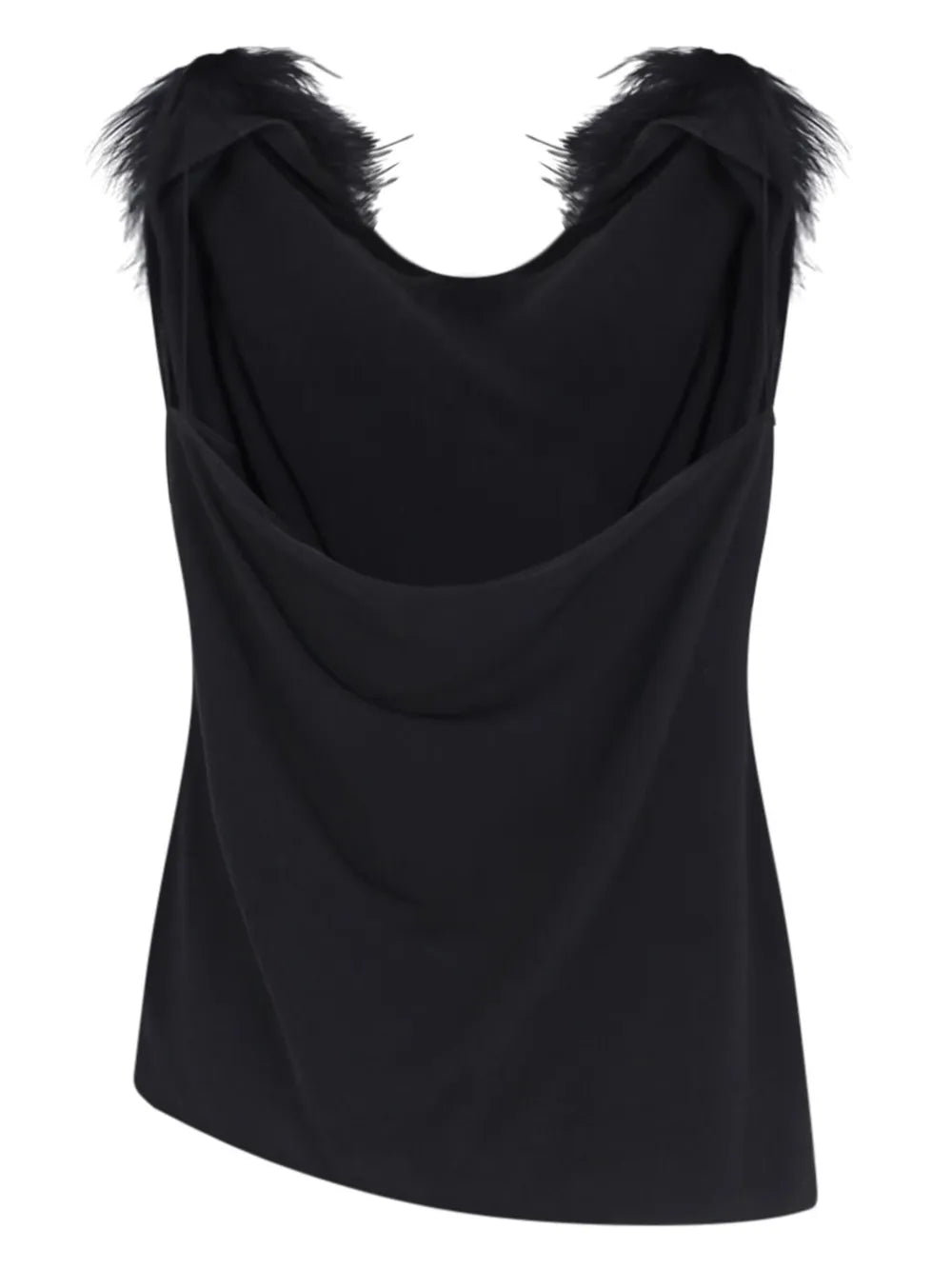 Feather-Detailing Top