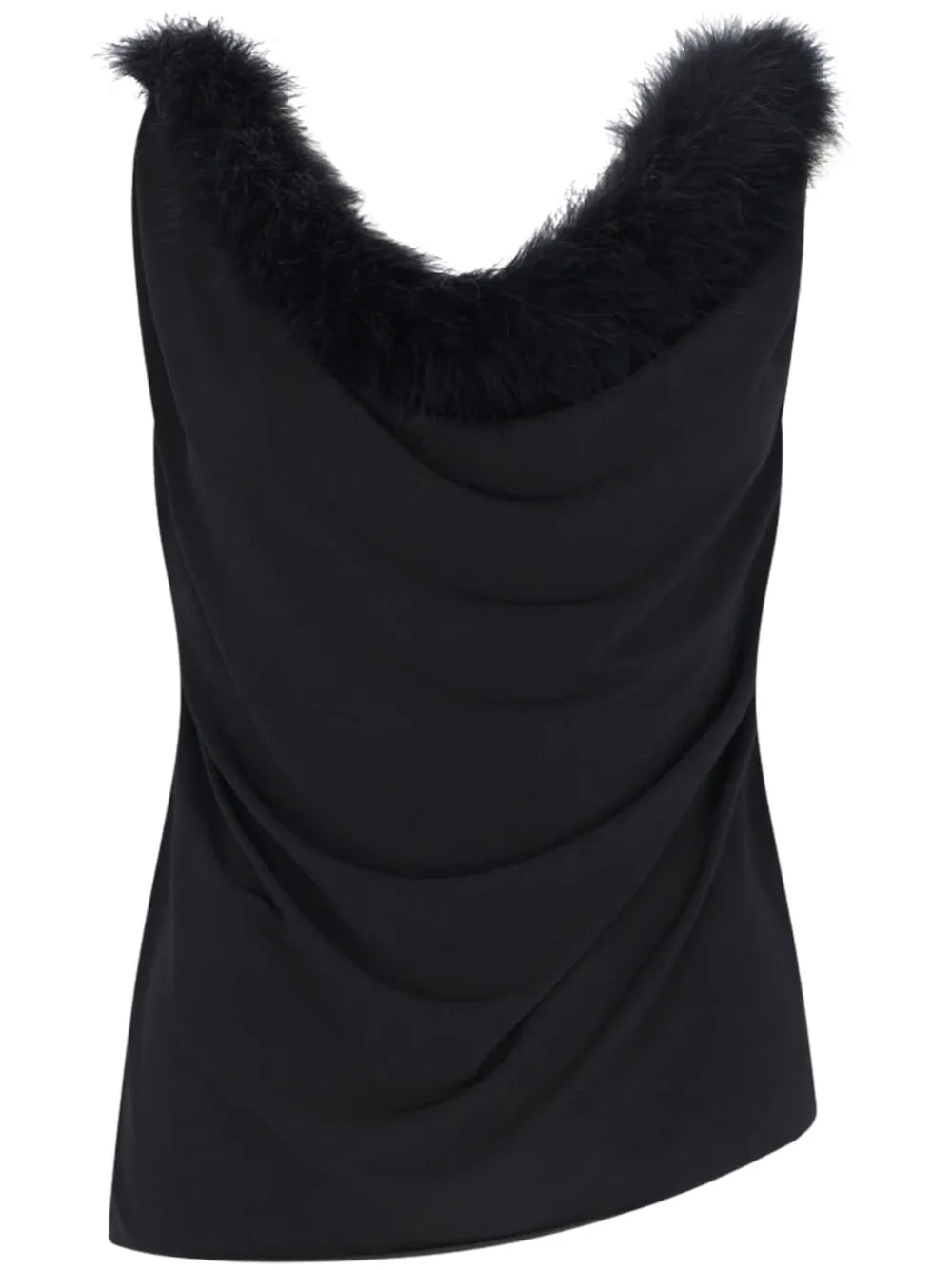 Feather-Detailing Top