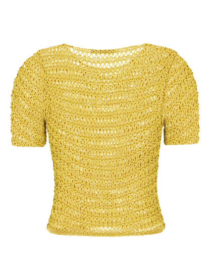 Open-Knit T-Shirt