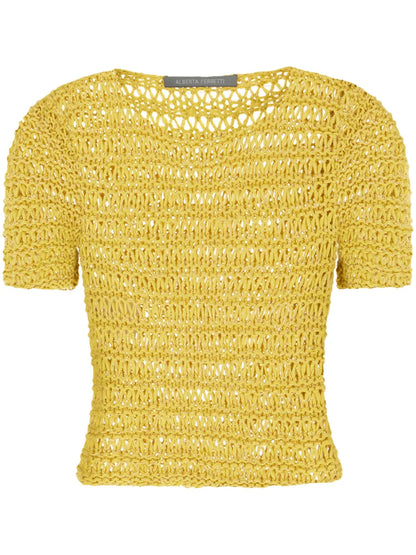 Open-Knit T-Shirt