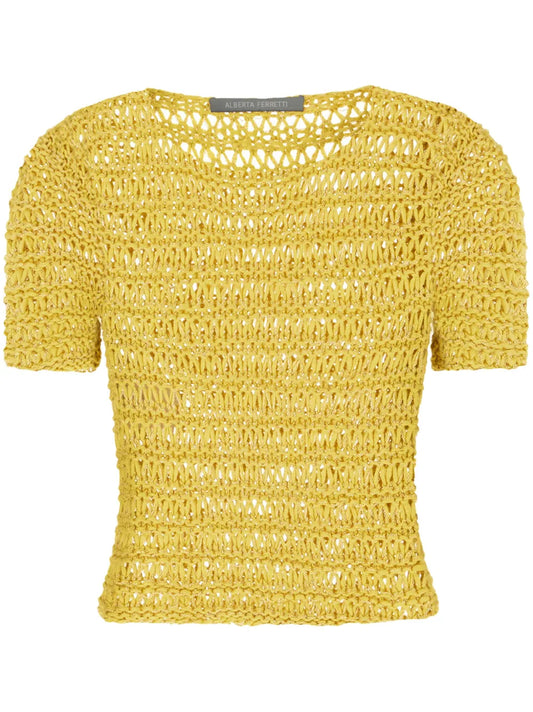Open-Knit T-Shirt