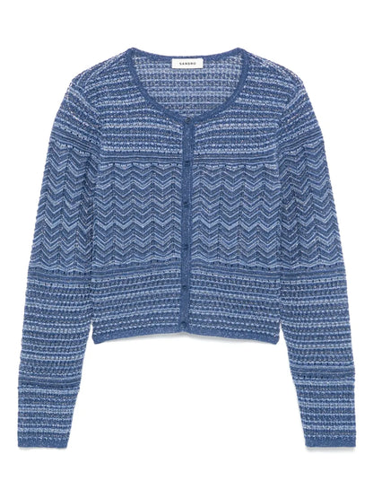 Glitter-Knit Cardigan