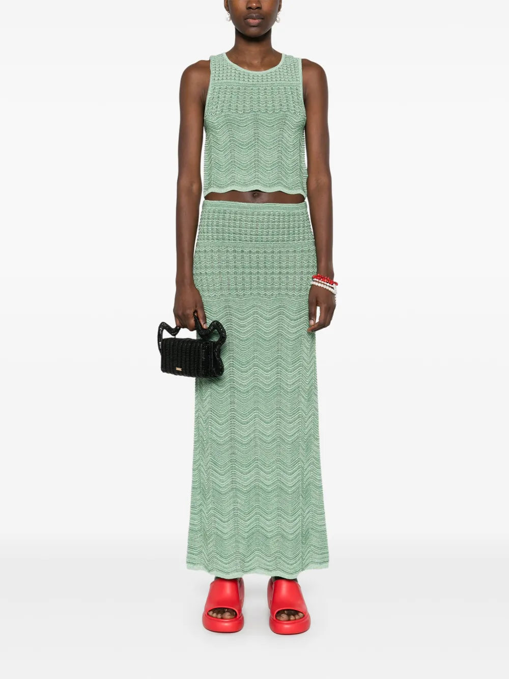 Knitted Maxi Skirt