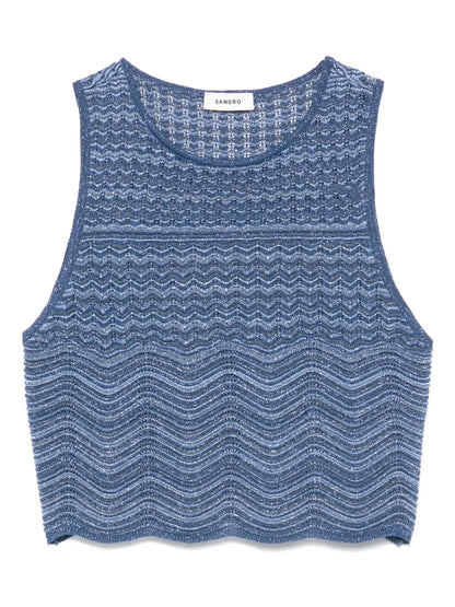 Glitter-Knit Top