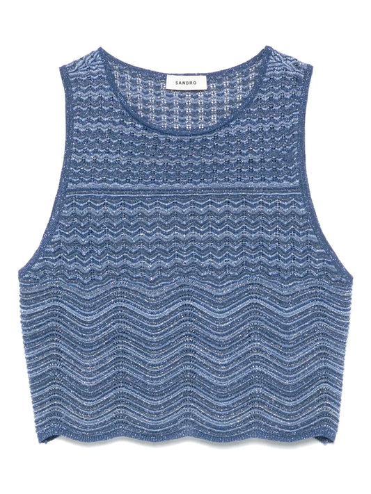 Glitter-Knit Top