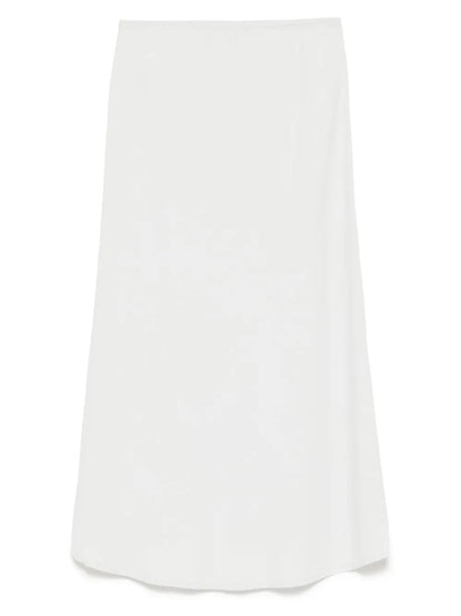 Bias-Cut Sateen Skirt