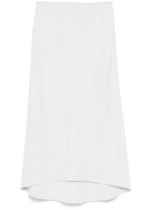 Bias-Cut Sateen Skirt