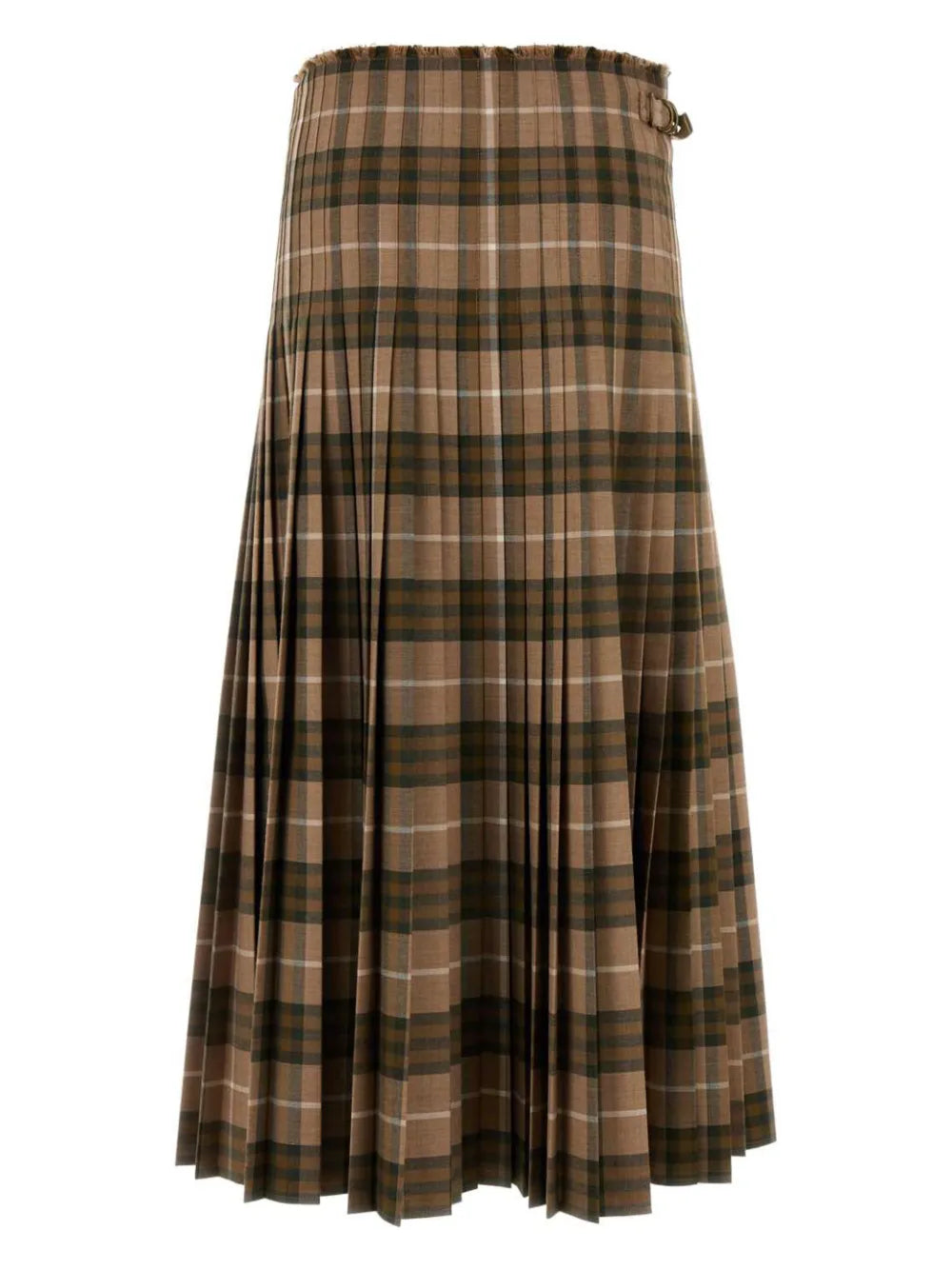 Checked Maxi Skirt