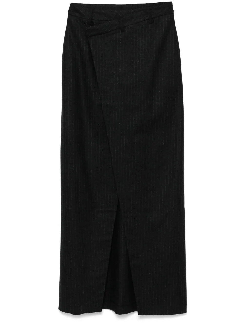 Pinstripe Midi Skirt