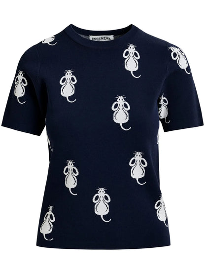 Hascot Jacquard Top