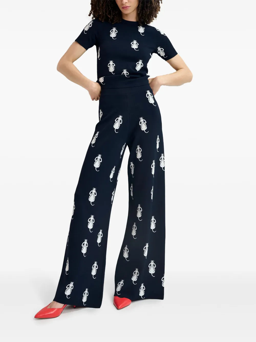 Hascot Jacquard Top