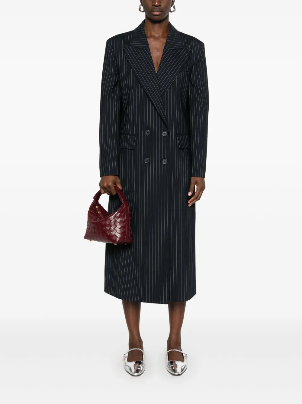 Pinstriped Coat