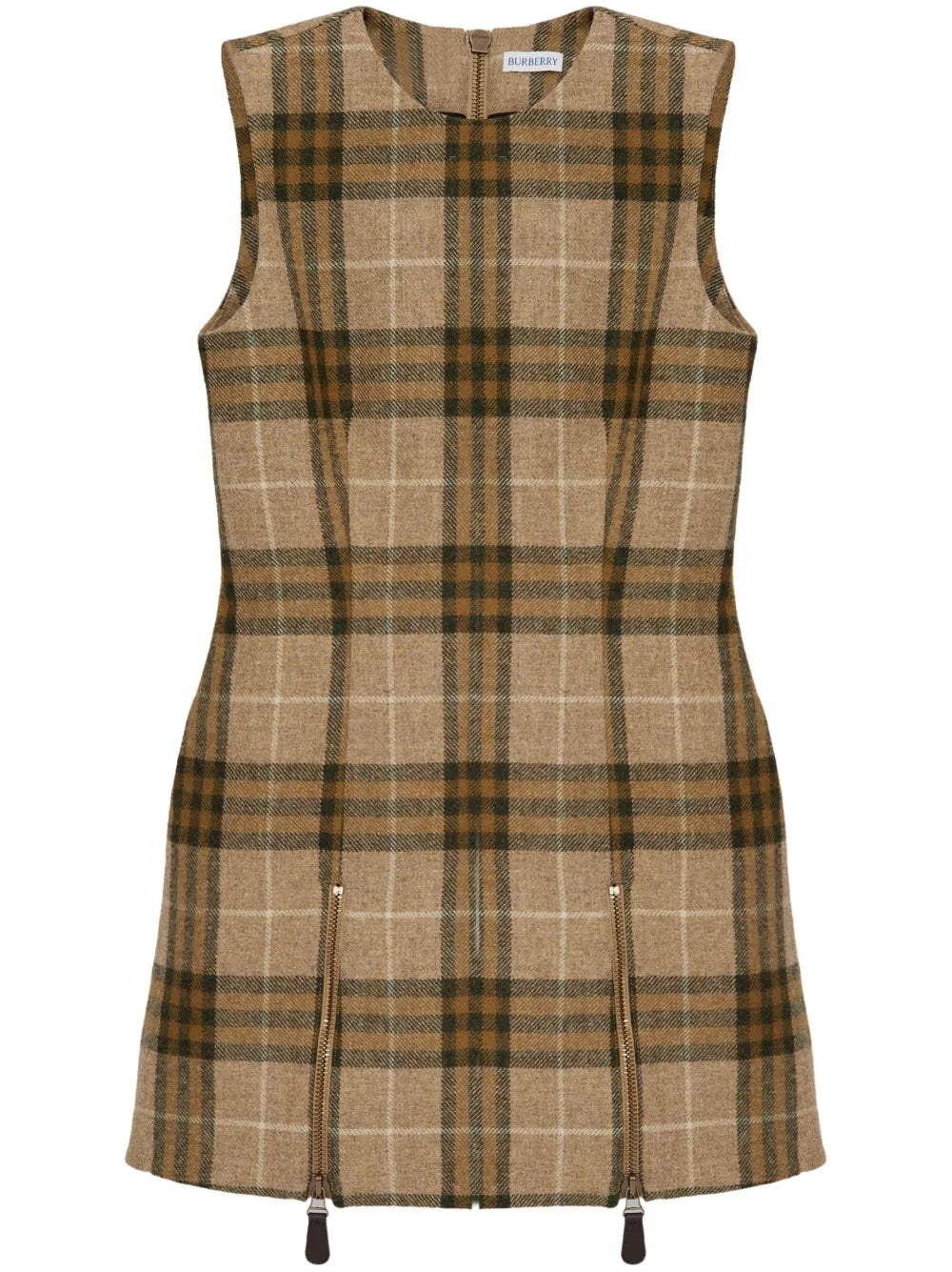 Checked Mini Dress