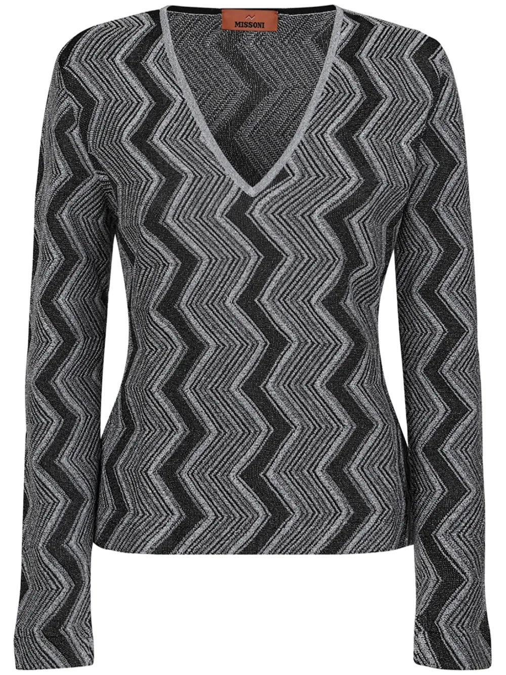 Zigzag Metallic Jumper
