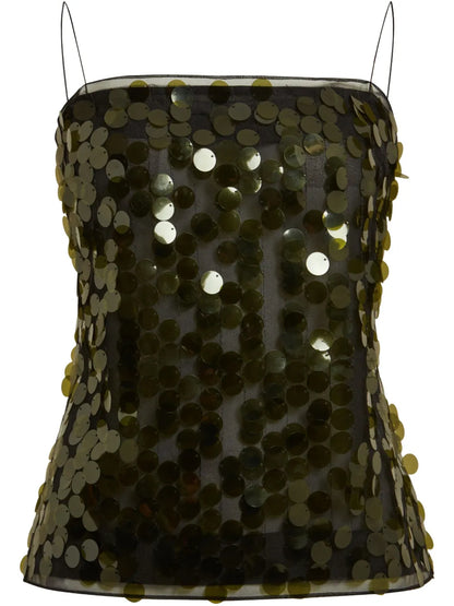 Suero Sequin-Embellished Top