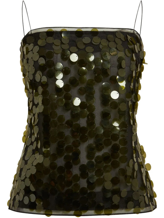 Suero Sequin-Embellished Top