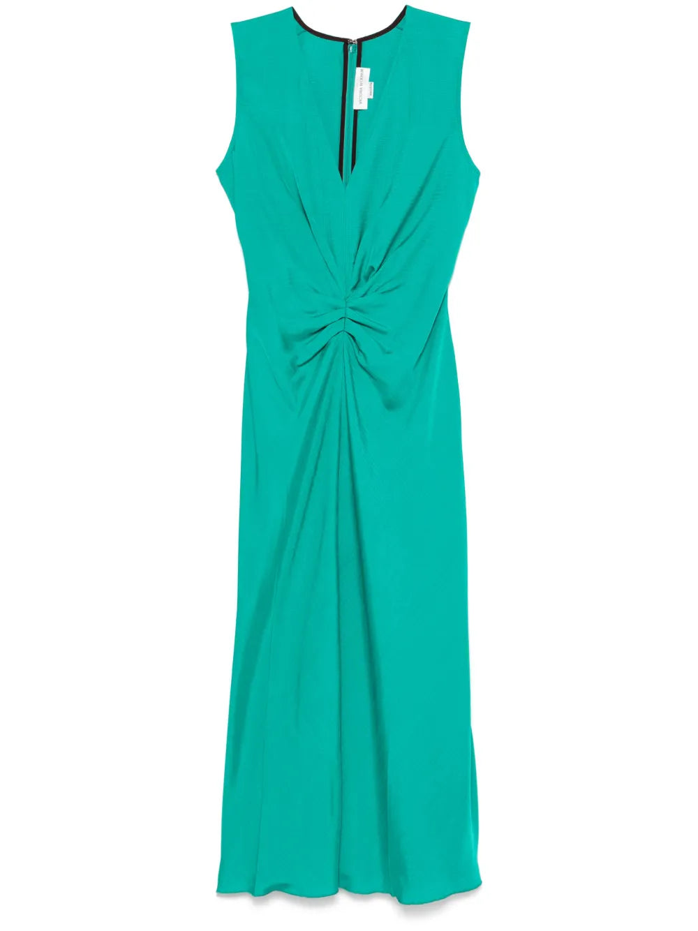 Sleeveless Gathered Midi Dress