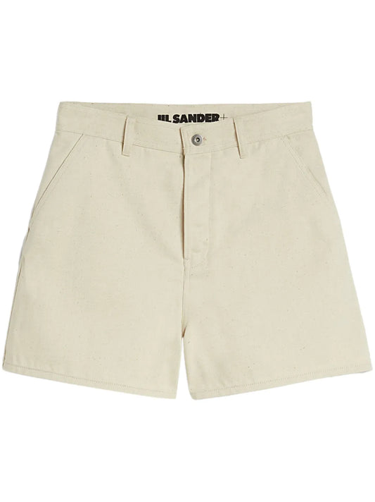 High-Rise Denim Shorts