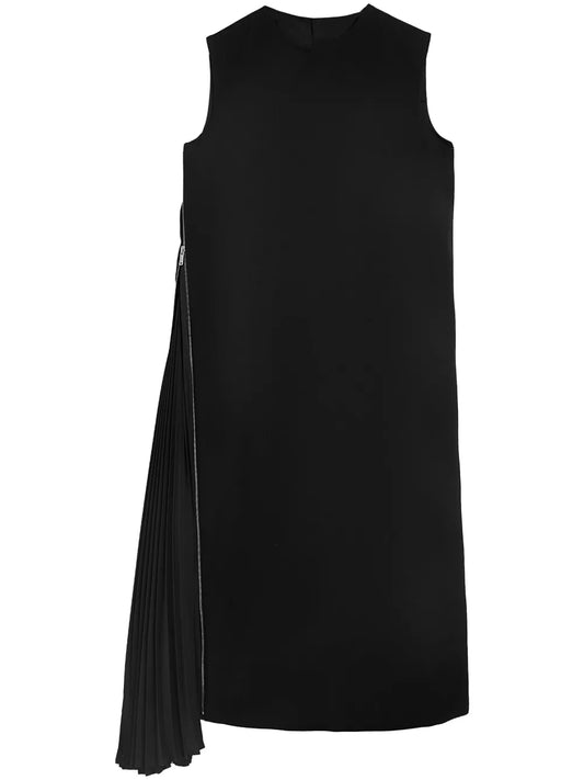 Draped-Detail Midi Dress