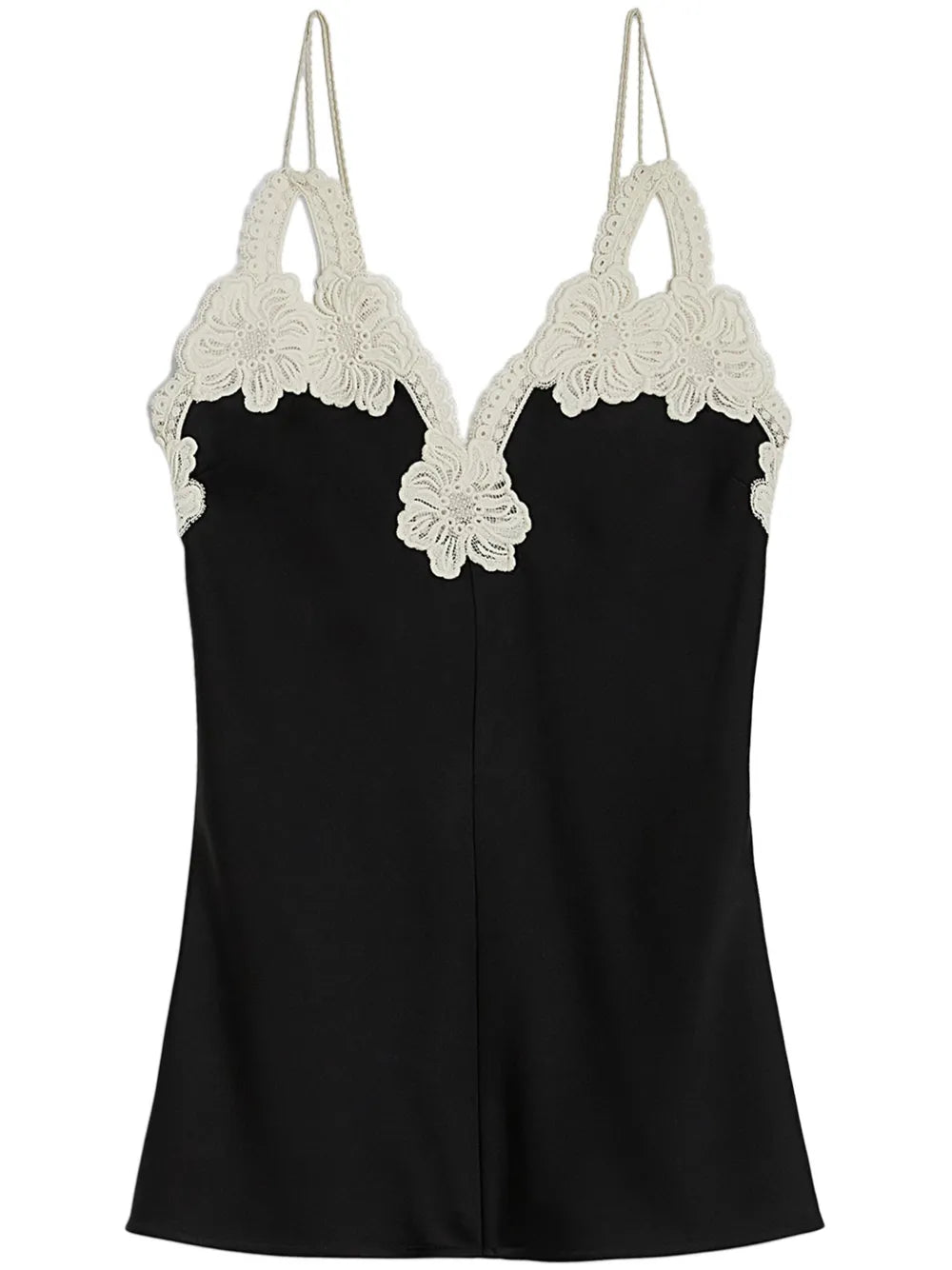 Floral-Embroidered Top