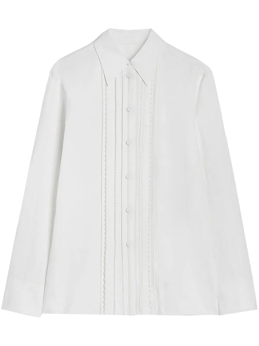 Pleated Long Sleeves Shirt