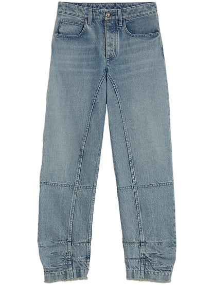 Tapered-Leg Jeans