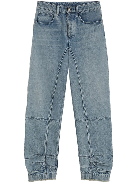 Tapered-Leg Jeans