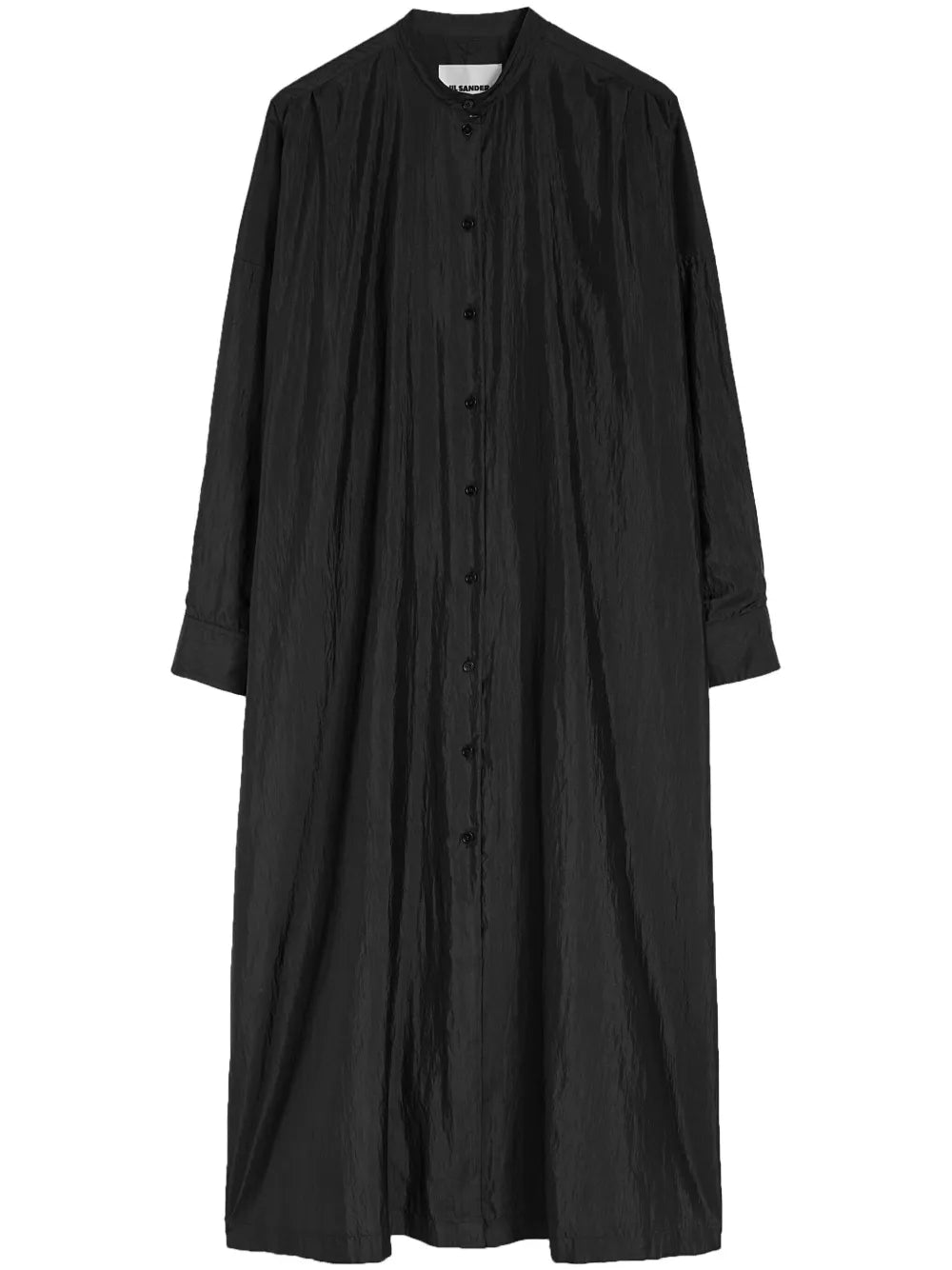 Satin Shirt Dress