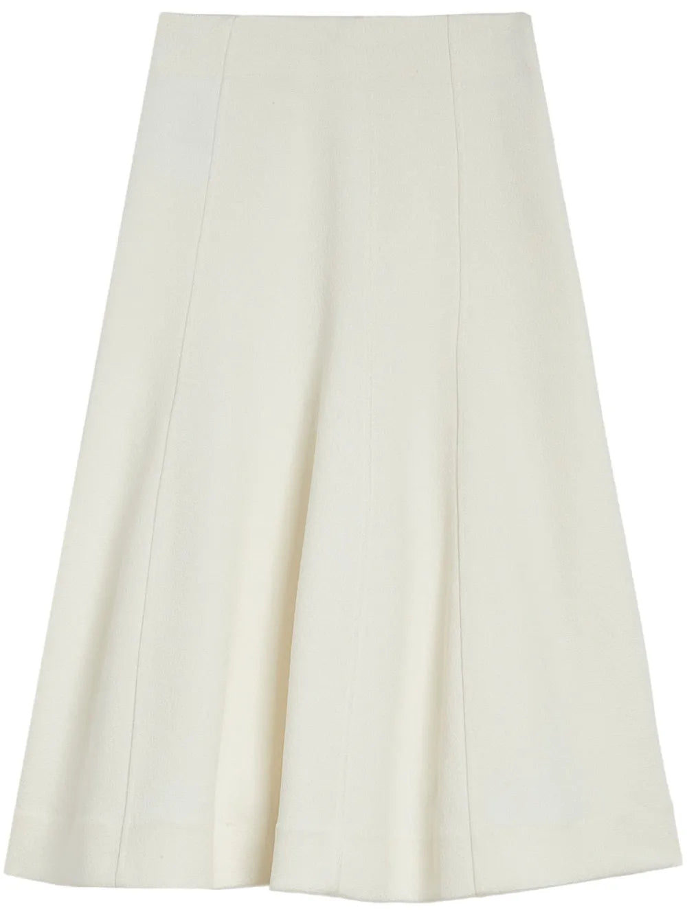 Panelled Flared Midi Skirt