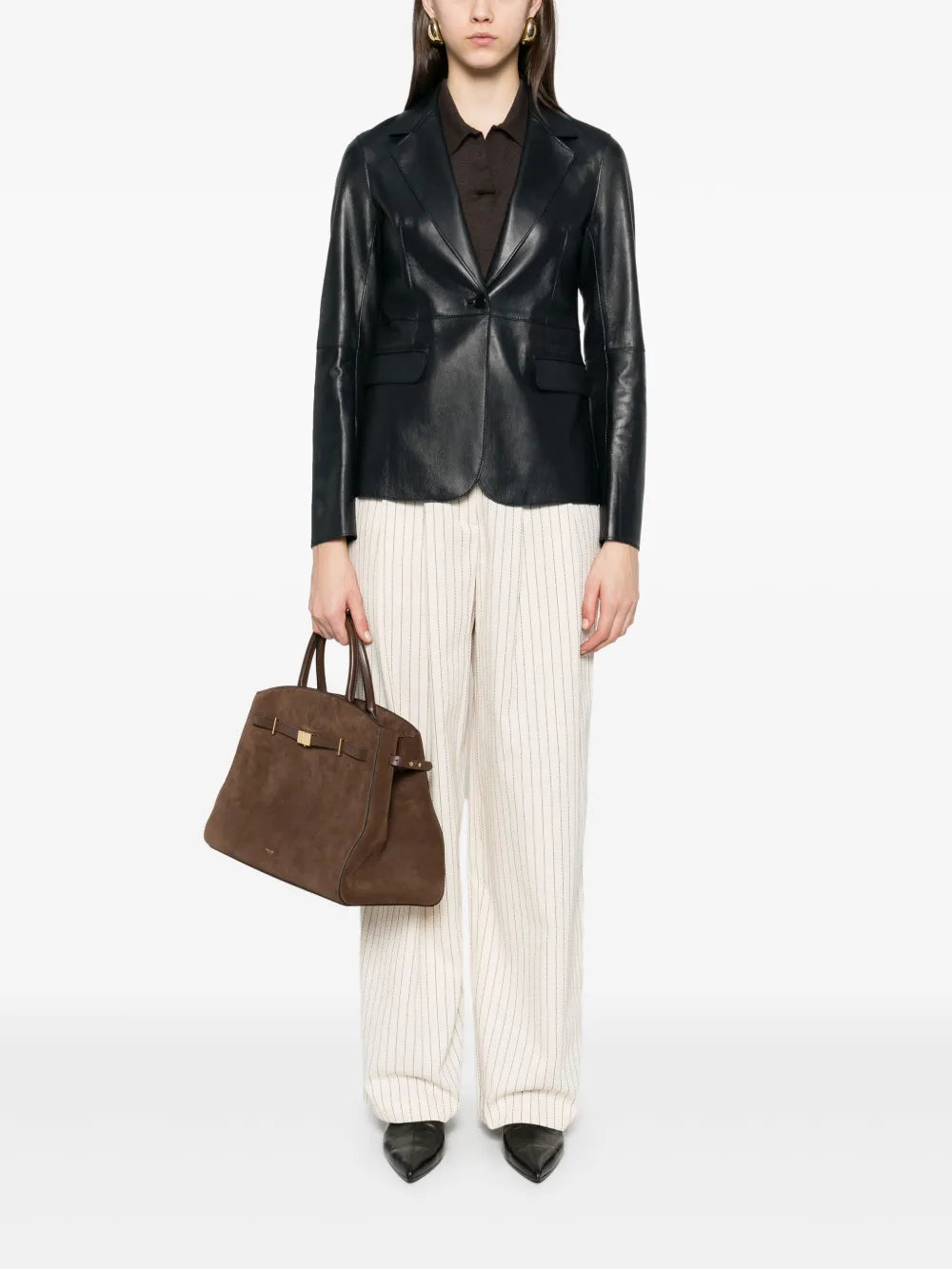 Leather Blazer